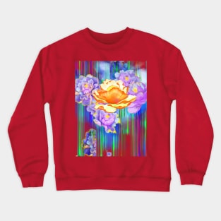 Orange gold bloom Crewneck Sweatshirt